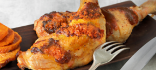 Cuixes de pollastre farcides amb pesto rosso i parmesà
