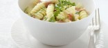 Fusilli amb salsa de crema i pernil iberic