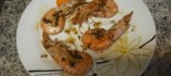 Gamba llagostinera aromatitzada amb cep