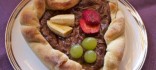 Pizza de xocolata amb fruites