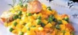 Risotto de patata i daus de salmó