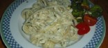 Tallarines amb salsa de gorgonzola