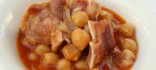 Foto de la recepta Orella de porc estofada amb cigrons cuits a casa