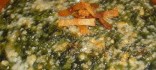 Gratinat d'espinacs i formatge parmesà