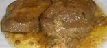 Llengua de vedella en escabetx o salsa de carn
