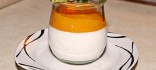 Panna cotta amb l’herba de llimona i salsa de mango