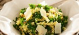 Pasta amb col arrissada