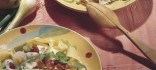 Pasta amb ruca i pernil Serrano