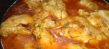 Peus de porc amb romesco