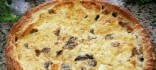 Quiche de bolets i gambes