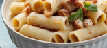 Rigatoni amb bolonyesa de llagostins