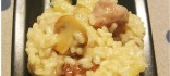 Risotto de bolets amb boletes de salsitxa