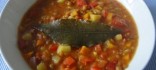 Sopa picant de llenties vermelles