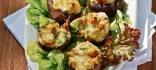 Xampinyons al forn farcits amb formatge i verdures